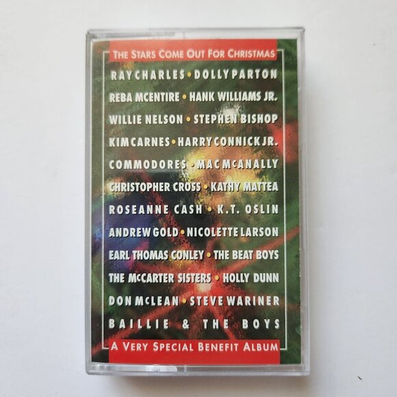 The Stars Come Out For Christmas Cassette Tape Steve Vaus Presents 1991 Benefit - Picture 1 of 6